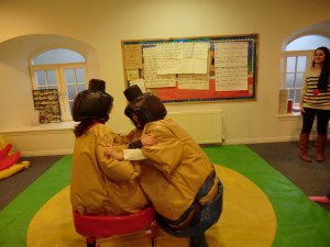 Inflatables day sumos