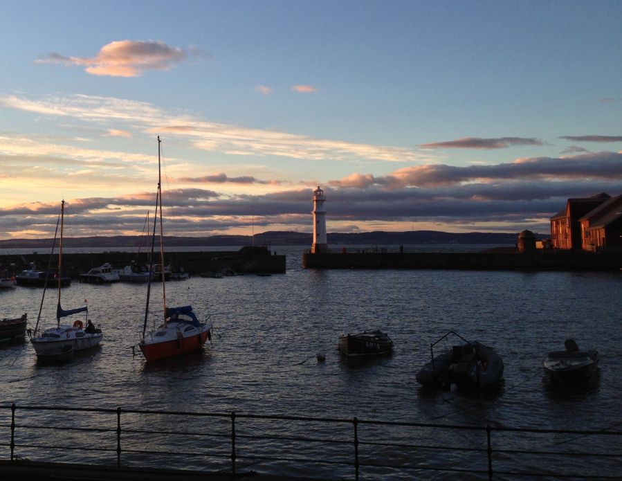 Photo of Newhaven Harbour at sunset