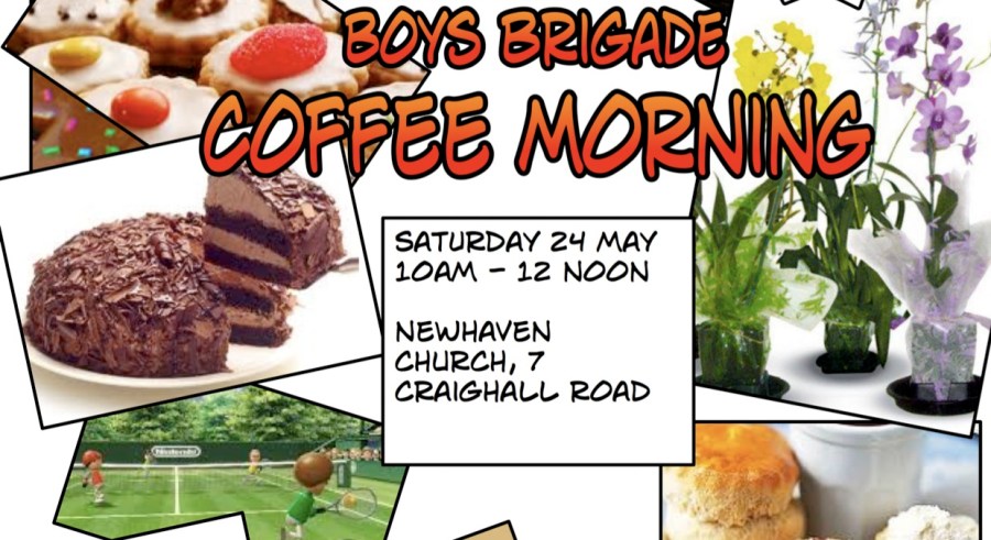 Boy's Brigade coffee morning 2014 Saturday 24th May 2014, 10-12 noon